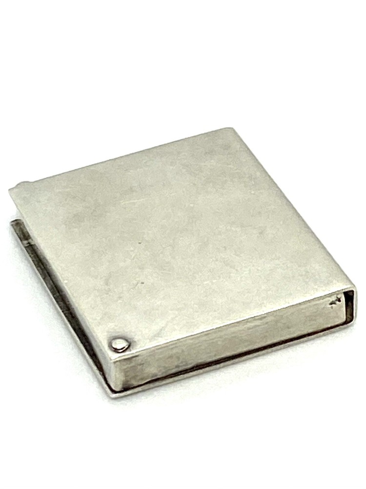 Antique 800 Silver Postmark Holder