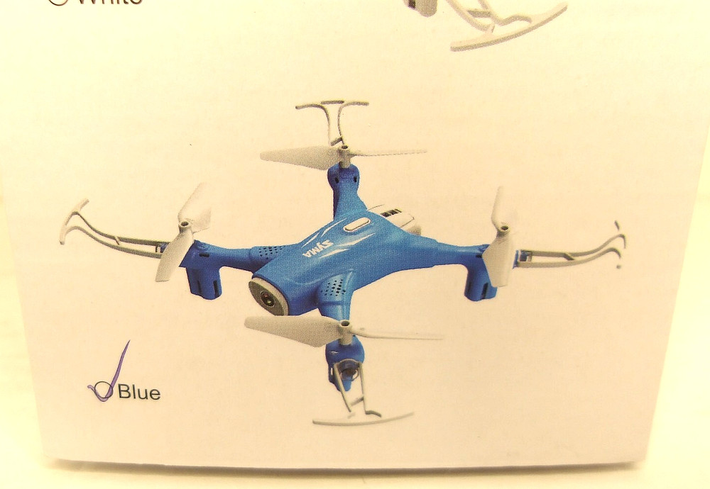SYMA X400 4 Ch Remote Control Mini Drone, Blue/White