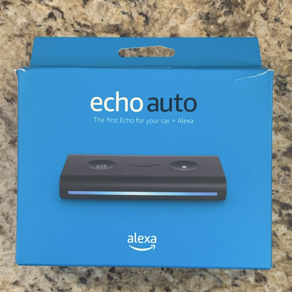 Amazon Echo Auto Smart Speaker Alexa Compatible Bluetooth Wi-Fi Voice Search