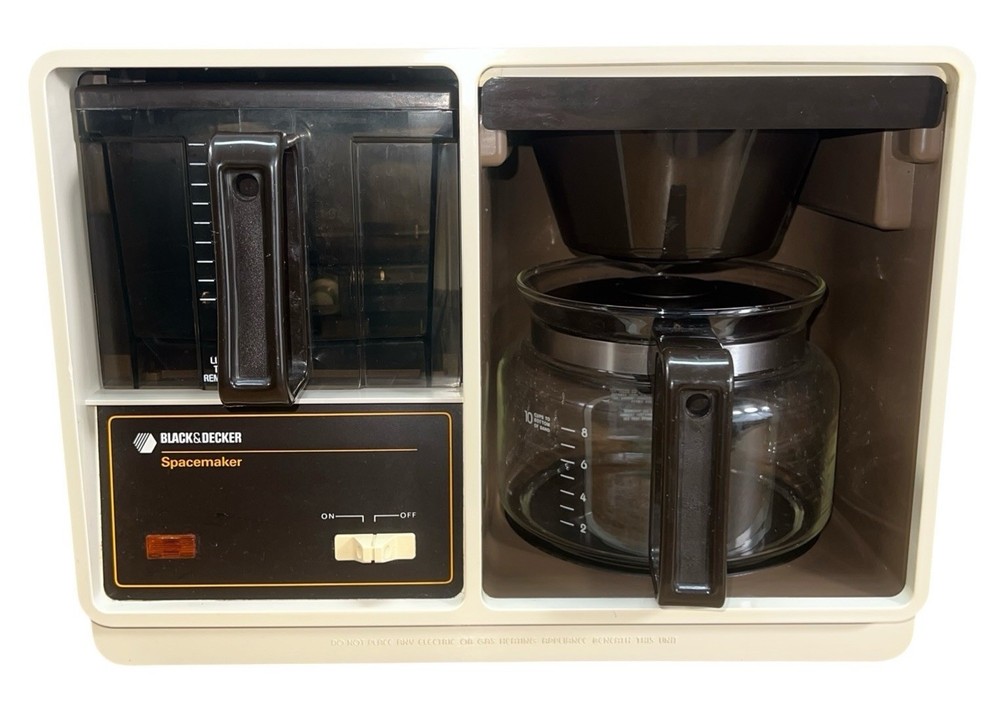 Vtg Black & Decker Spacemaker Coffee Maker | Retro Countertop Brewer NO BRACKETS