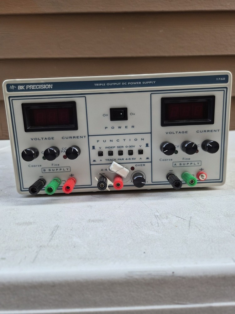 B&K Precision  model 1760 Triple Output Power Supply - Blue
