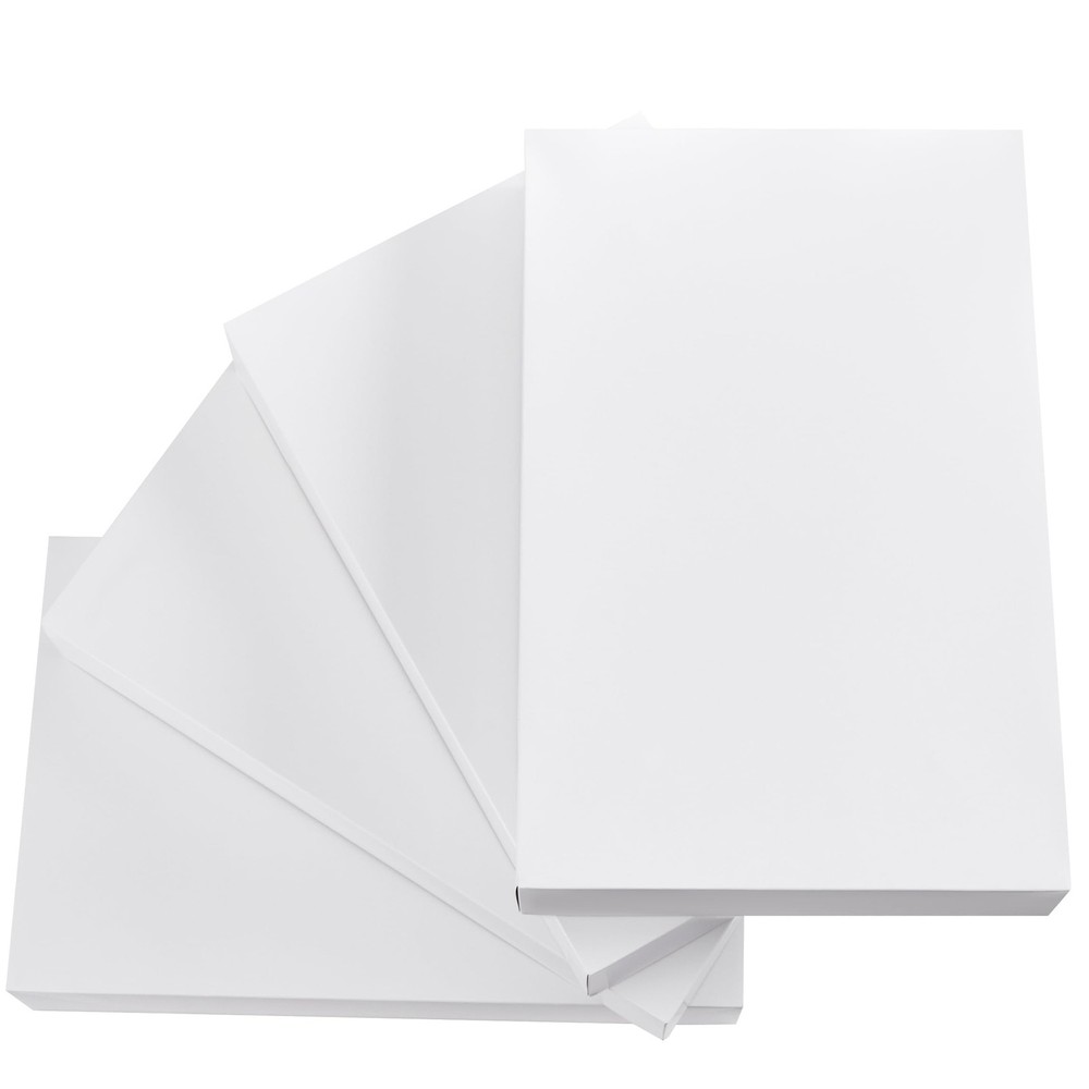 12 Pack 17" White Extra Large Gift Boxes With Lids for Clothes & Presents