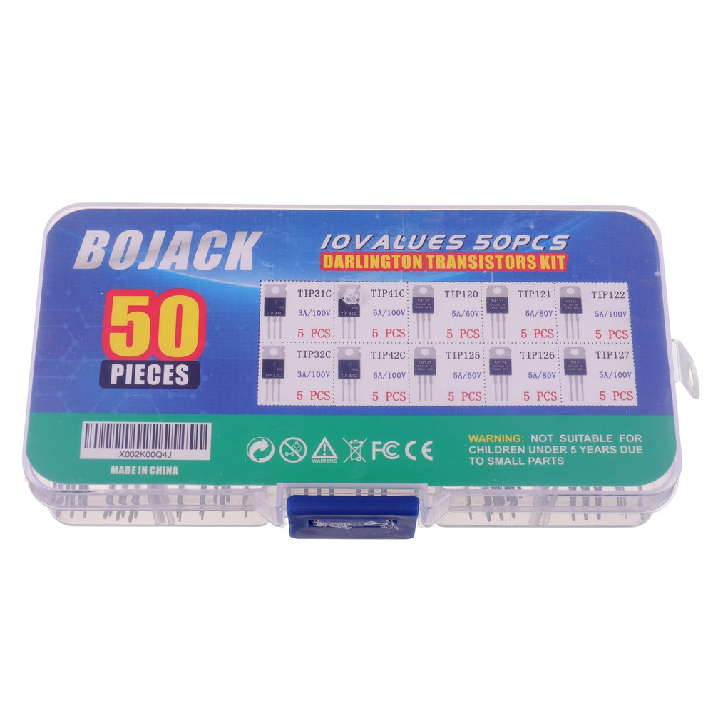 10 Values 50 Pcs Silicon Epitaxial Power Transistor TIP31C TIP32C TIP41C TIP42C
