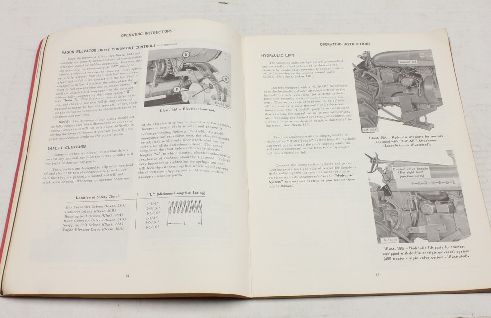 Operator's Manual for McCormick 2-MH Two-row mounted Corn Picker