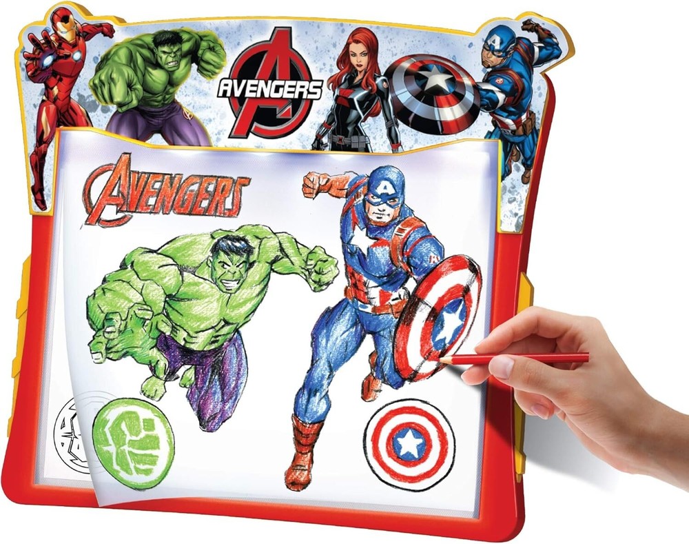 Marvel Avengers Light Up Tracing Pad