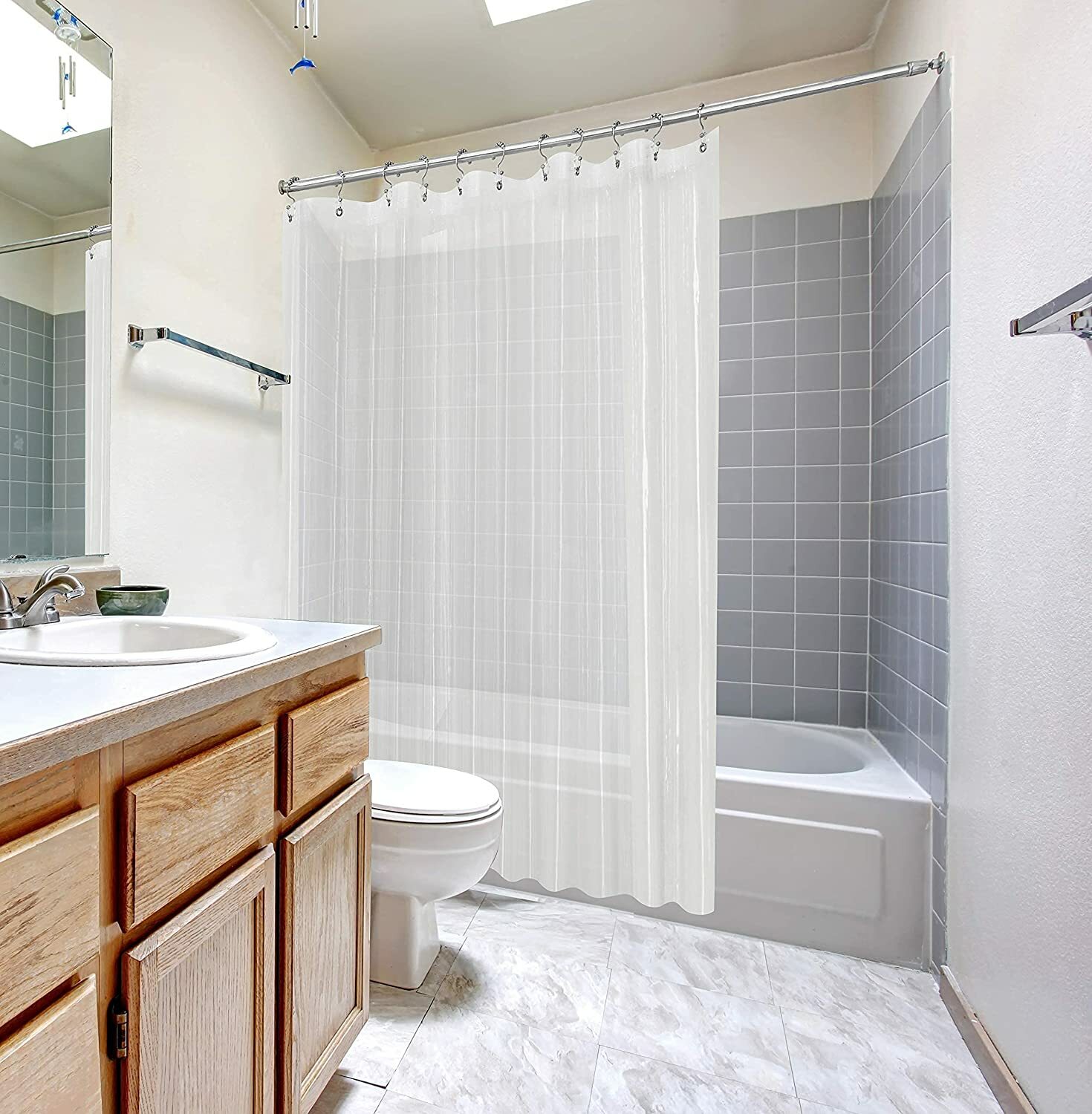 Utopia Bedding Stainless Steel Shower Curtain Hooks