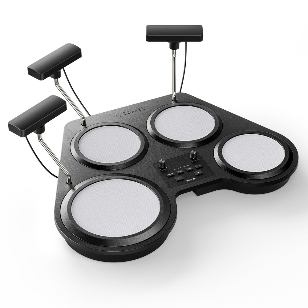 Donner Beat Go Electronic Drum Set Portable Electric Drum Kit With Backpack
