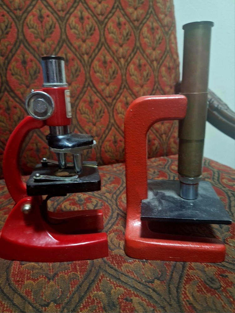 2 Vintage Microscopes