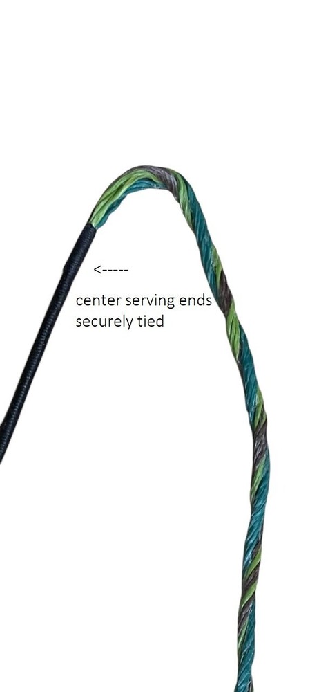 Flemish Twist Bowstring / NEW TRI-COLOR SERIES / B55 / CHOOSE STRING LENGTH!