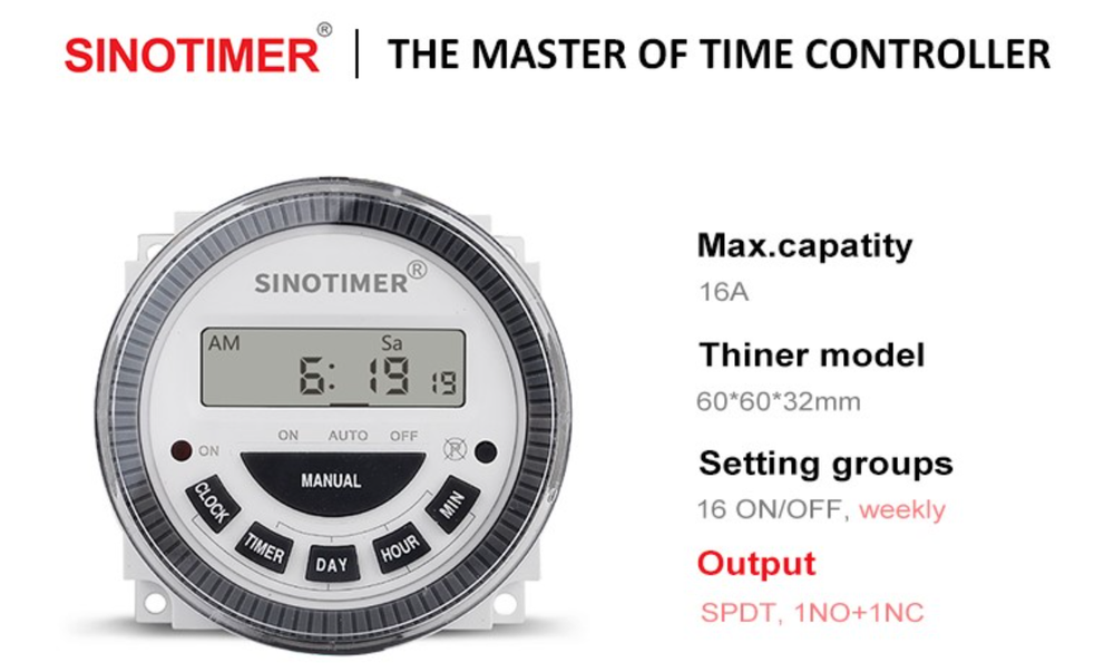 TM-619-1 Multipurpose Programmable Digital Timer 130V