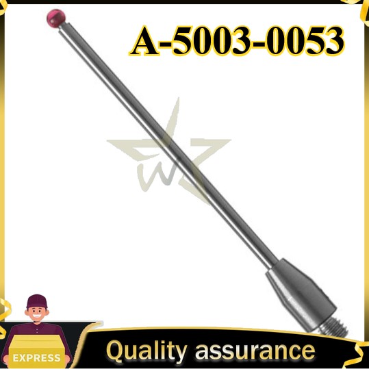 A-5003-0053 CMM Touch Probe M3 Thread Probe Stylus 2mm Ruby Ball Tips 40mm Long