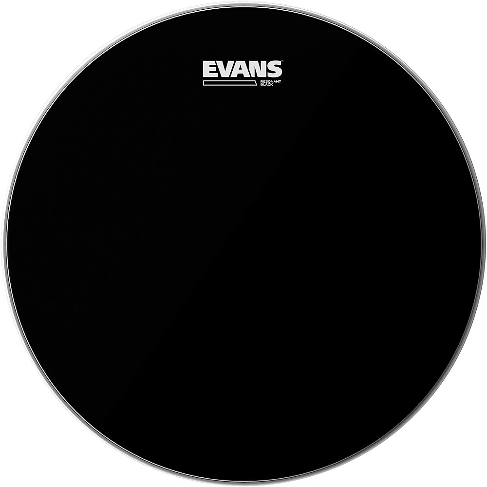 Evans Resonant Black Tom Drumhead  13 in.