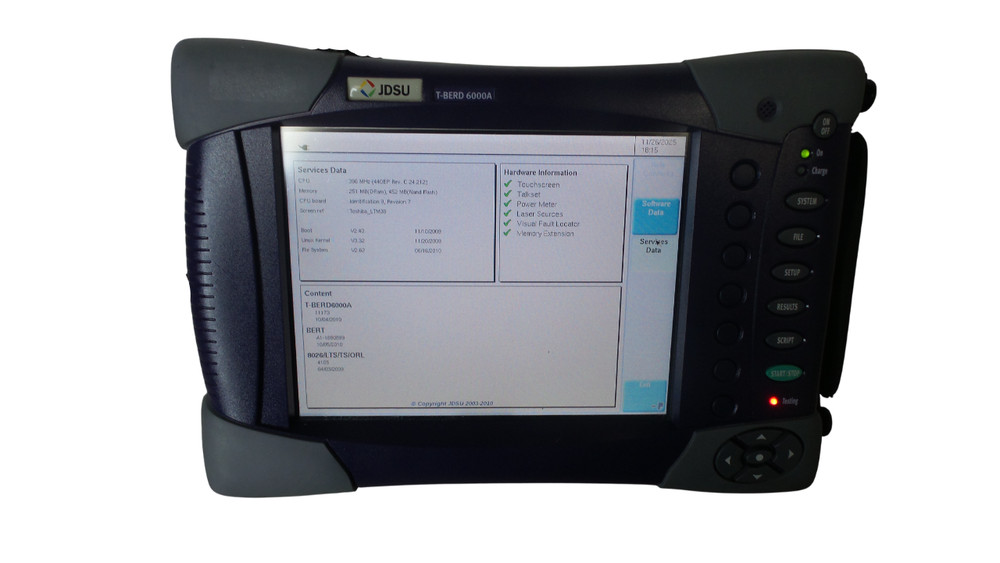 JDSU T-BERD 6000A Optical Test - Free Shipping