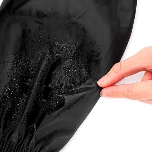 2Pair Waterproof Arm Sleeves Covers, PU Oversleeves Protector with Elastic