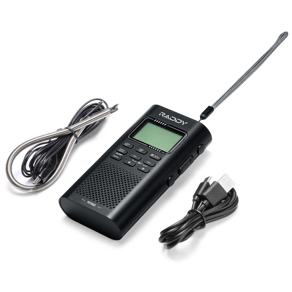 Raddy RF886 Shortwave Radio | AM/FM/SW/VHF/WB | Bluetooth Connection