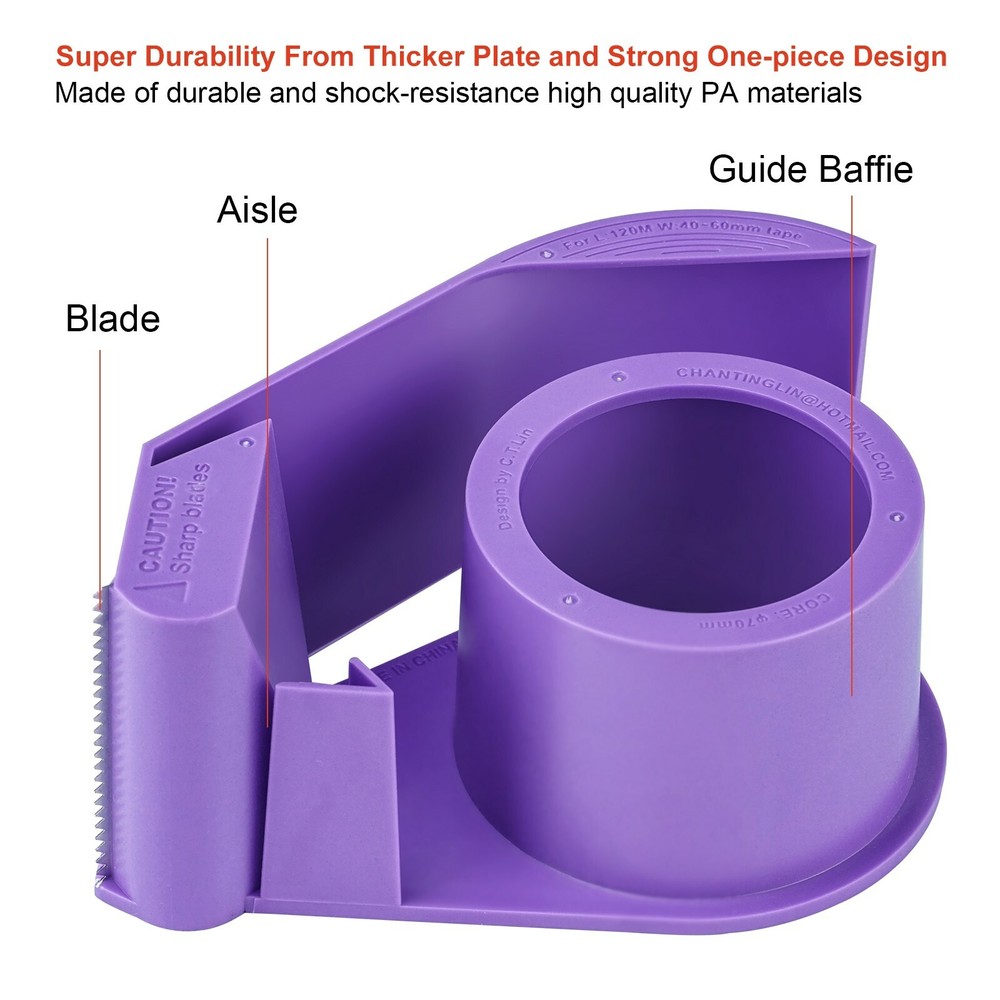 LINCO Handheld Packaging Tape Dispenser - Purple