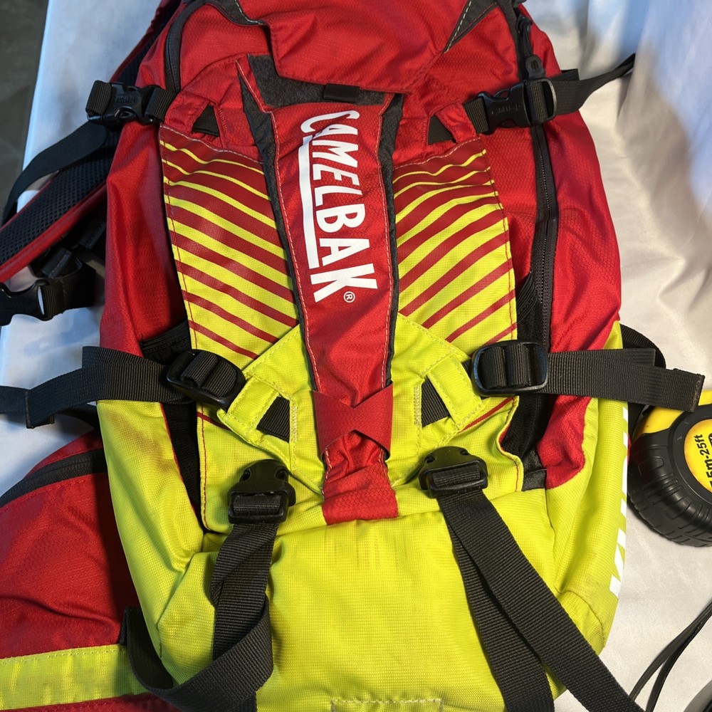 Camelbak KUDU 12 L Hydration Pack IMPACT PROTECTOR Pack Only Red/yellow Biking!