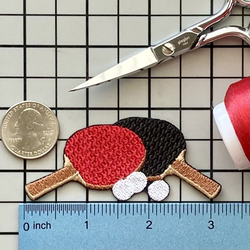 Ping Pong Patch Iron-on Badge