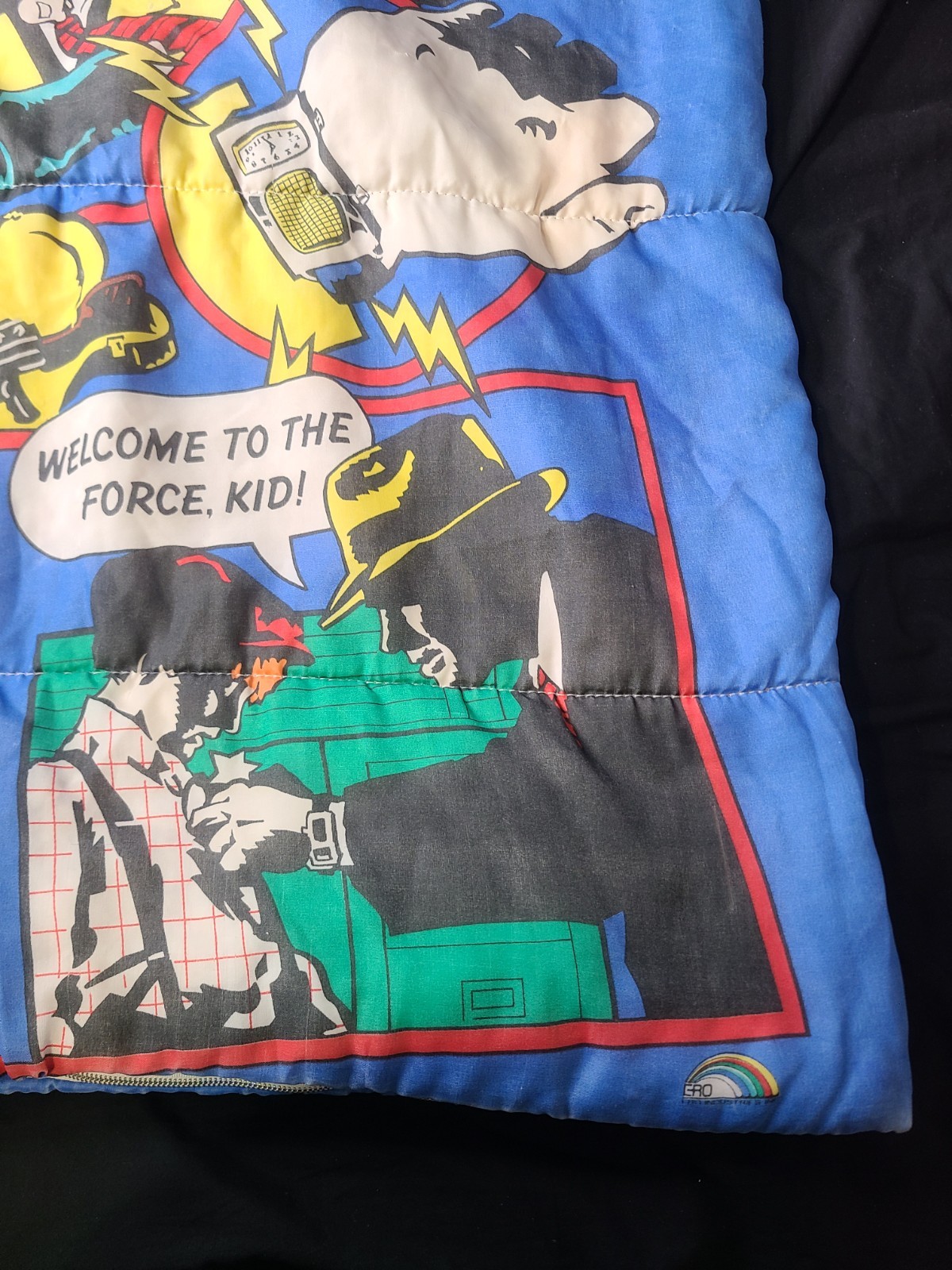 Vintage Disney 90's Made In USA Dick Tracy Movie Youth Kids Sleeping Bag 55x29