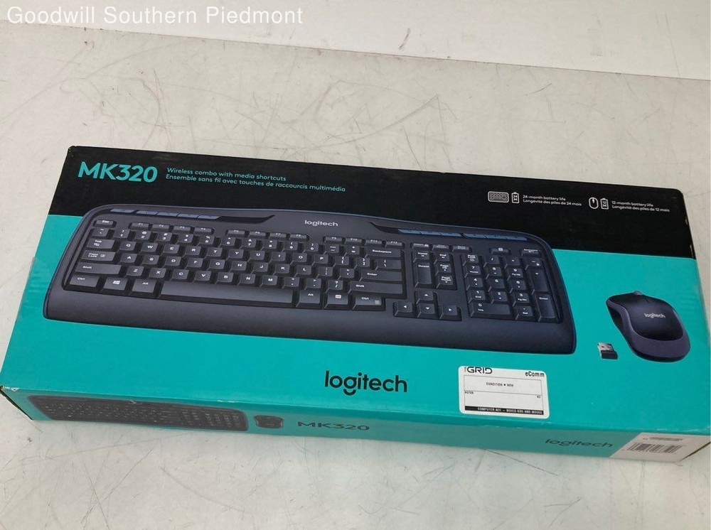 Logitech MK320 Wireless Keyboard & Mouse Combo - New