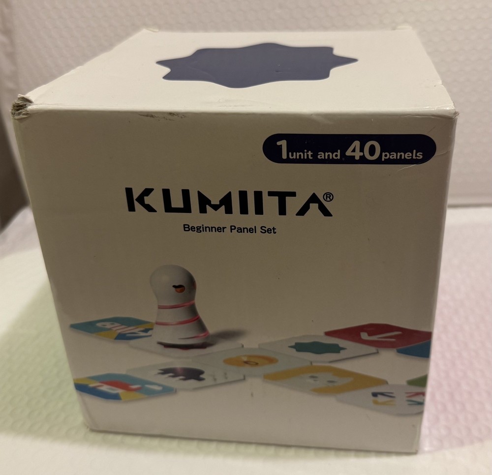 KUMIITA STEM Programming Toy Robot with 40 Command Panels, Open Box, Never Used