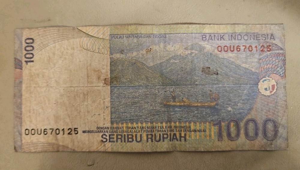 2000 Indonesia 1000 Rupiah Note