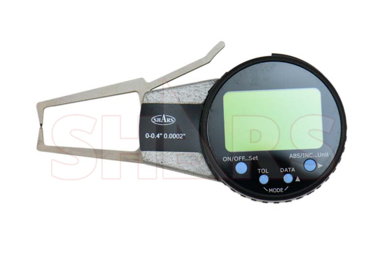SHARS 0 - 0.4" /0 - 10 MM EXTERNAL DIGITAL CALIPER GAGE .0005" NEW M]