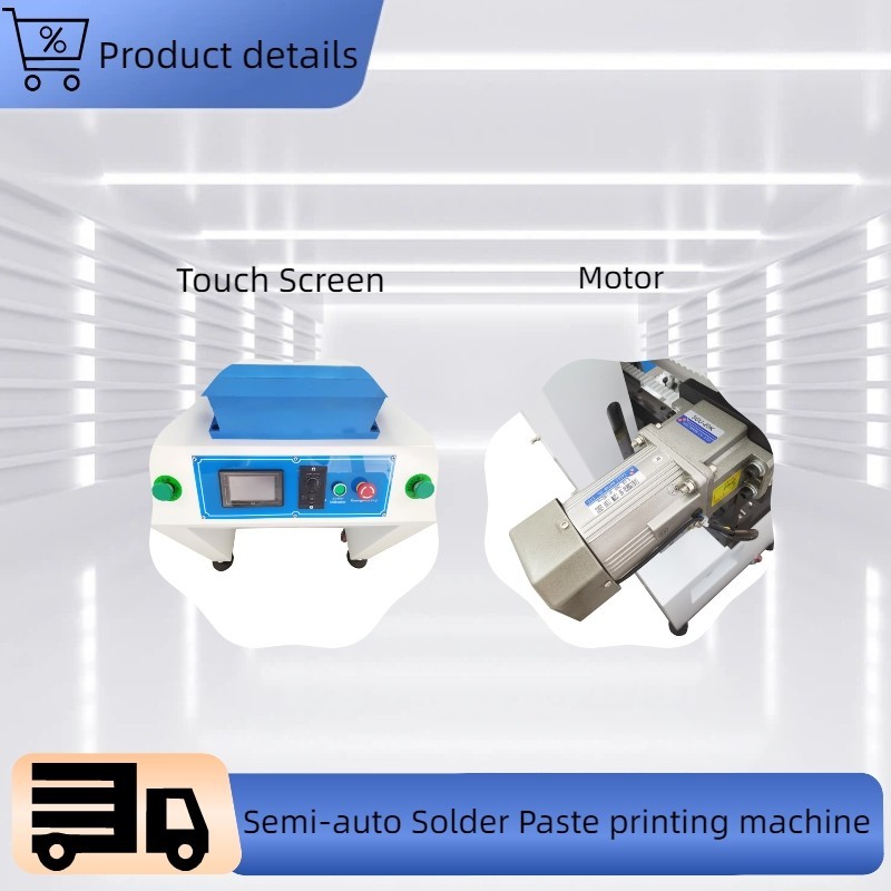 110V Industrial Semi-automatic Solder Paste Printer Tin Paste Printing Machine