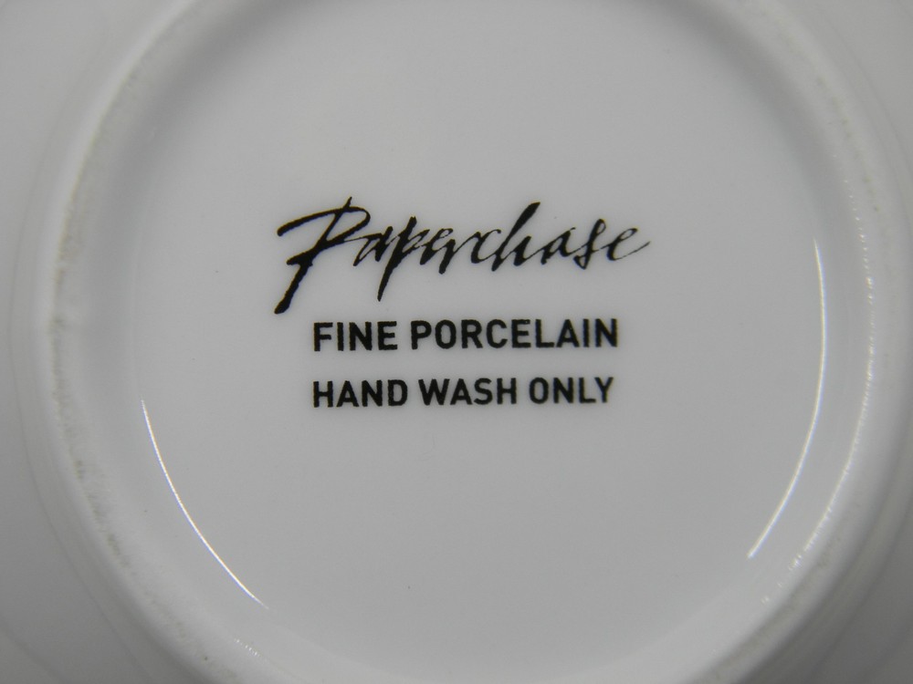 Paperchase Stackable Tea Pot Lid Cup Spoon Fine Porcelaine