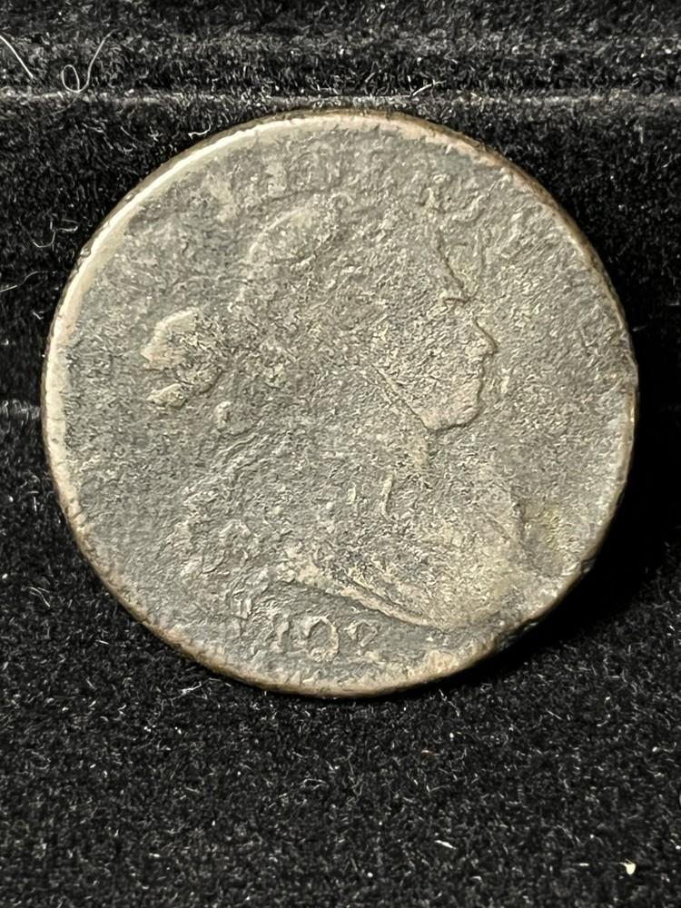 1802 large cent Vg Details