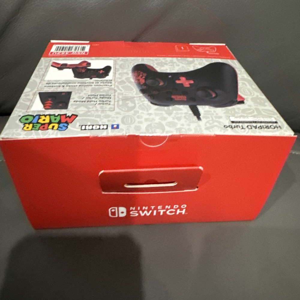 Hori Switch Horipad Turbo - Mario Controller New
