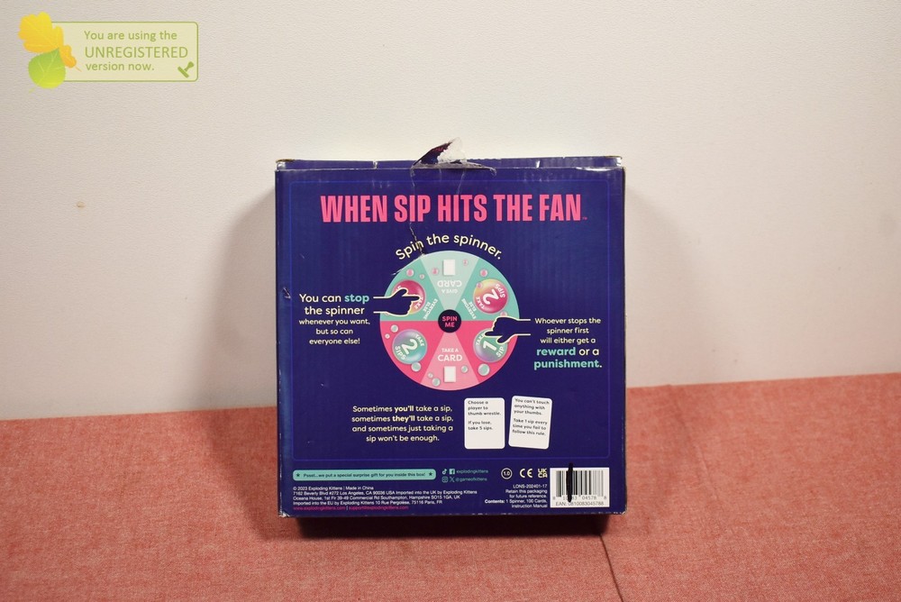 Exploding Kittens When Sip Hits the Fan Game