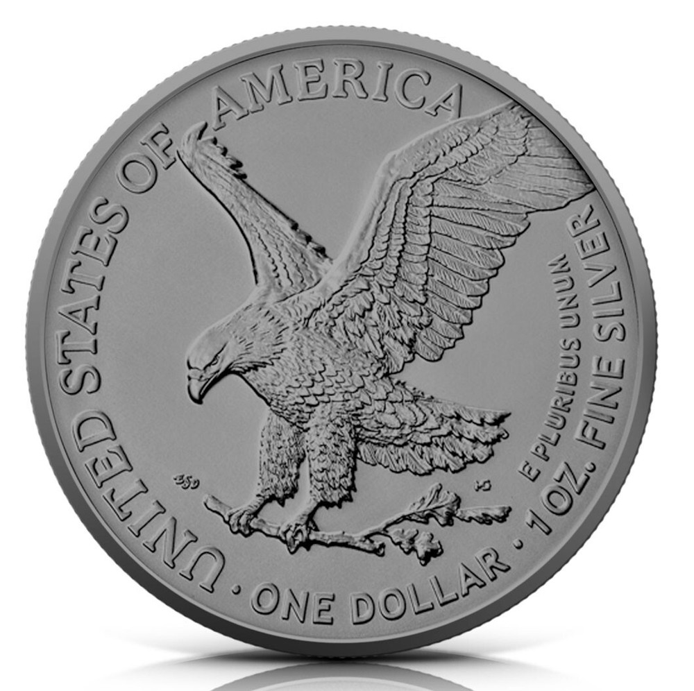 Sun Eclipse – 2022 1 oz Fine Silver American Eagle Colorized & Ruthenium Plated