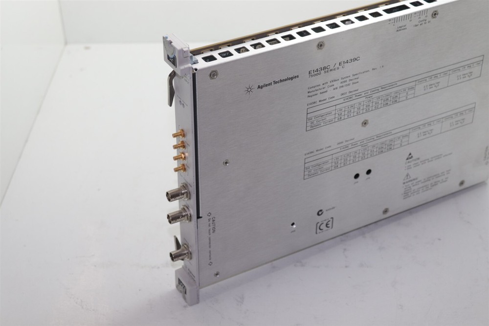 Hp Agilent VXI E8408A MainFrame E1438C E1439C Single Channel Digitizer