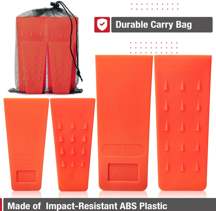 6 pack Tree Felling Wedges chainsaw wedges 5.5+8 tree cutting equipment