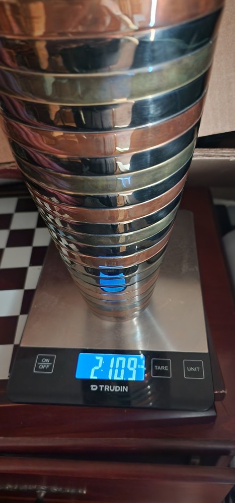 Solid Brass Layered Vase Made In India