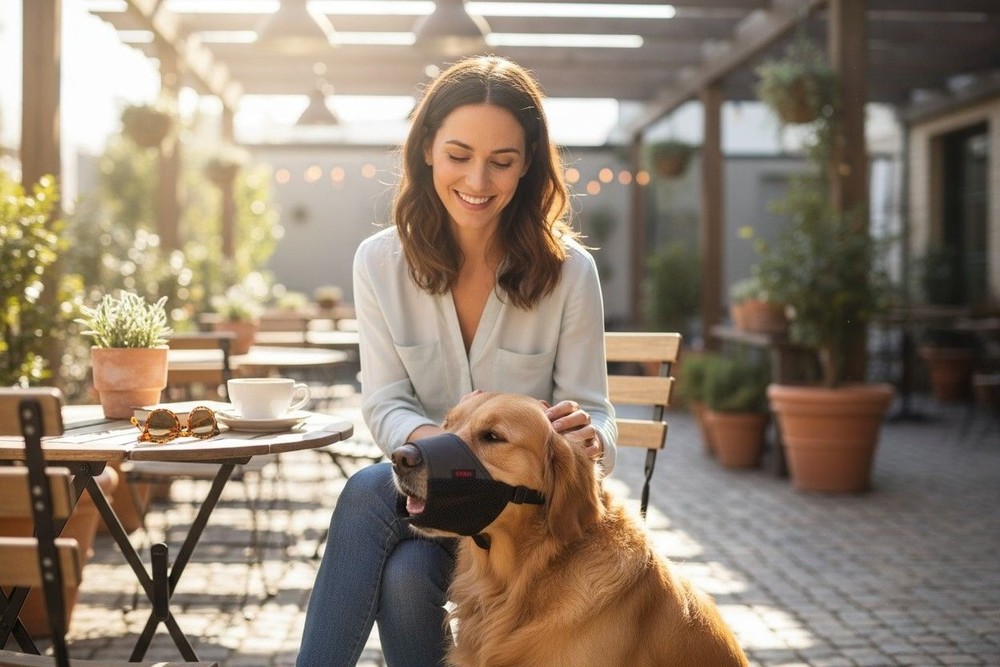 Petco Nylon Dog Muzzle Adjustable Size 1