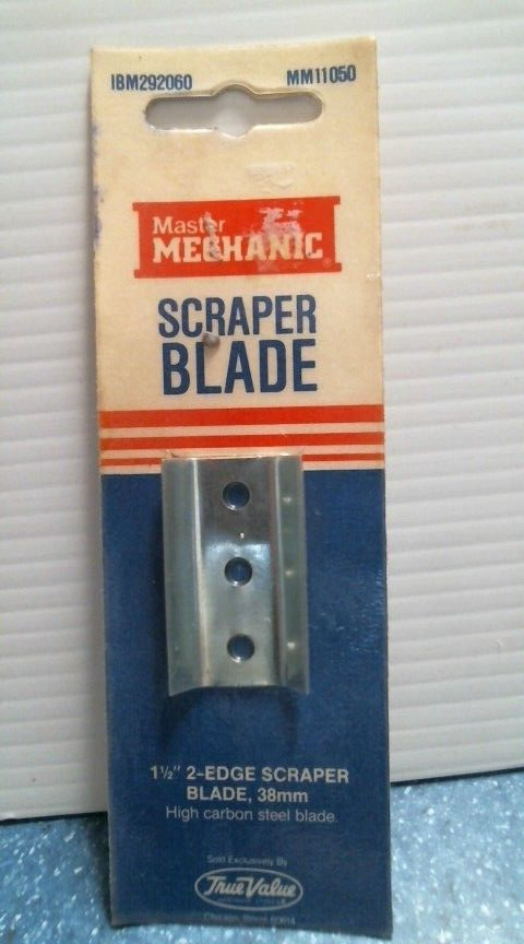 Master Mechanic 1-1/2" 2-Edge Scraper Blade (MM11050) FS