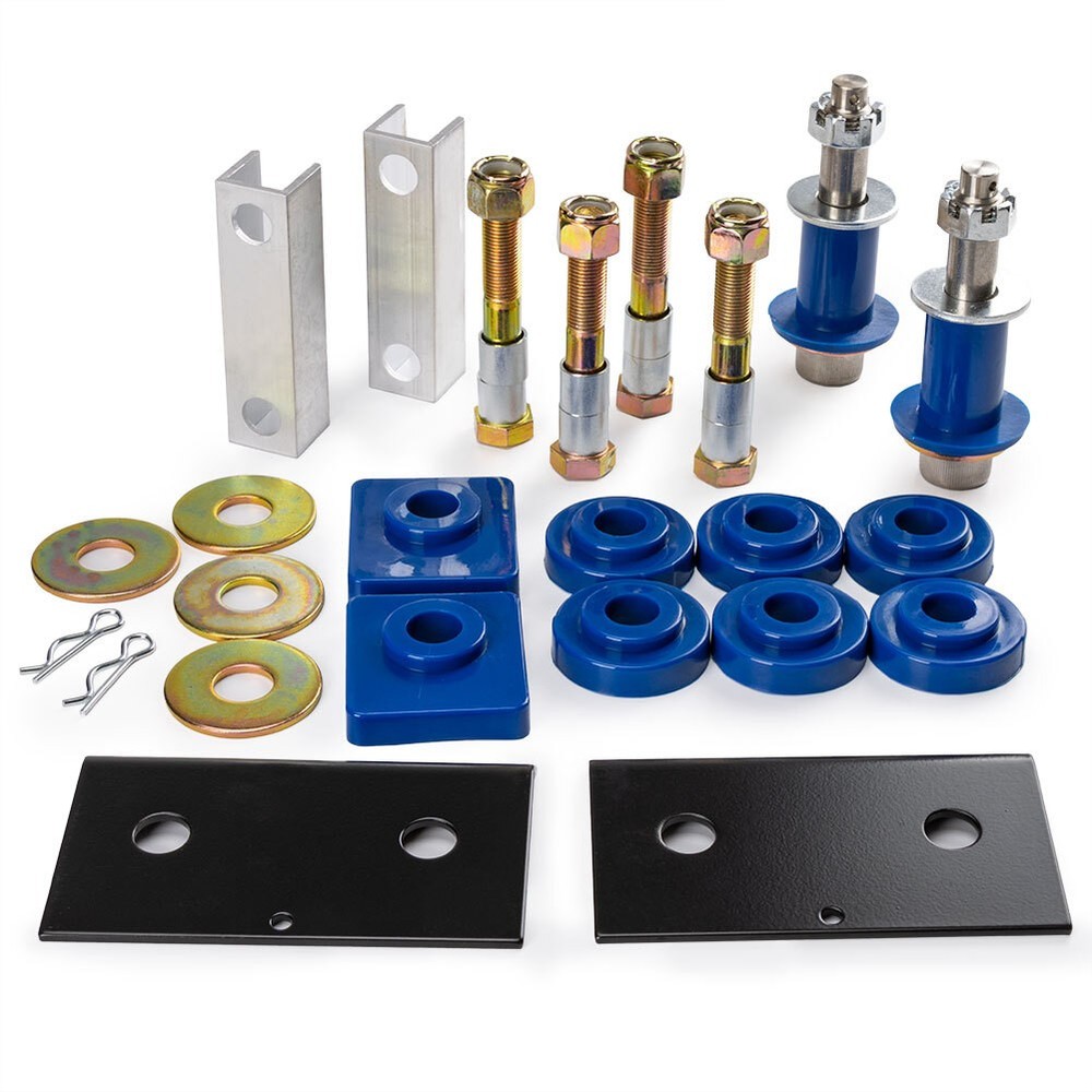 Engine Hood Hinge Pivot Bushing & Mounting Bolt Set Kit Replace For Peterbilt