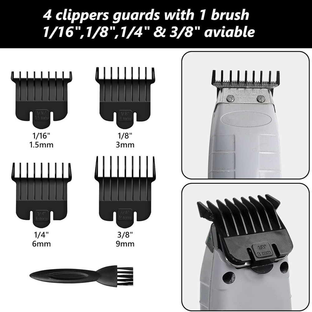 2 Pack Professional Barber-Grade T-Blade Replacement Compatible with Andis T-...