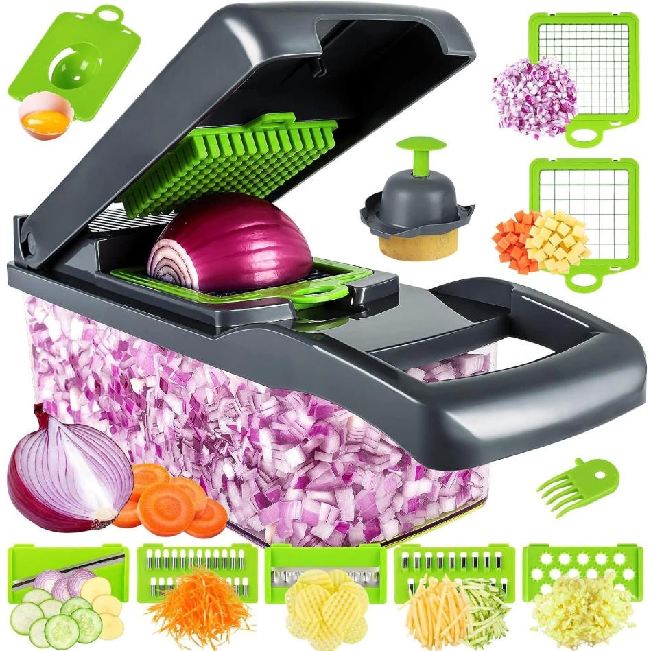Multifunctional Vegetable Fruit Chopper Cutter - Home Kitchen Onion Veggie Dicer