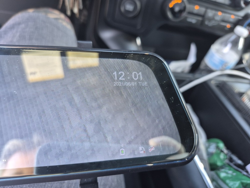 Jansite Stream Media Front View Touch Screen Mirror Dash Cam Only