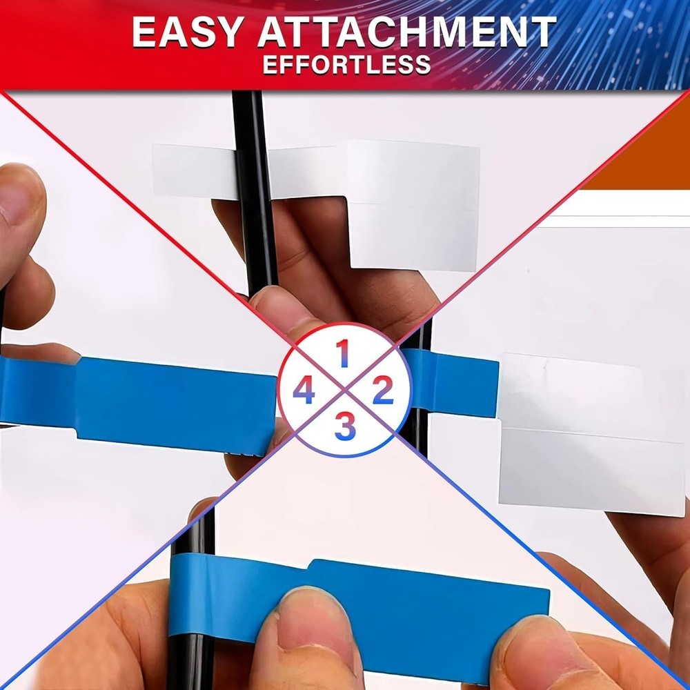 Durable 240 PCS Wire Tags - Optimal Torn & Waterproof Cable Management Solutions