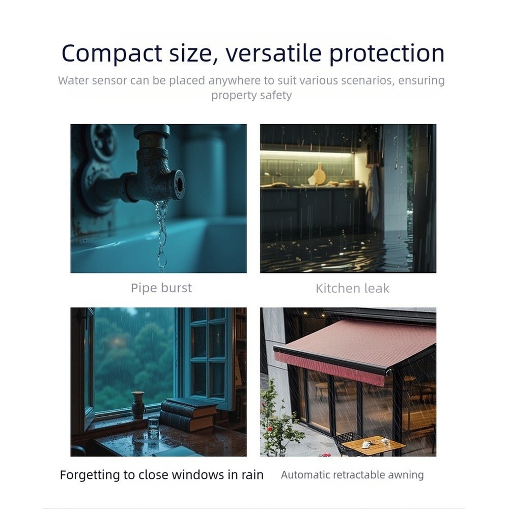 Outdoor Rain Detection Wireless Sensor IP66 Waterproof for Zigbee Devices