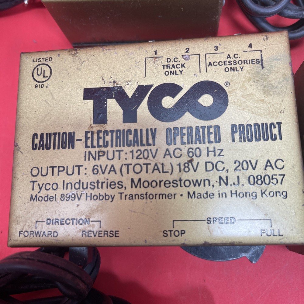 Vintage Tyco Electrain Train Transformers-Untested Lot 7