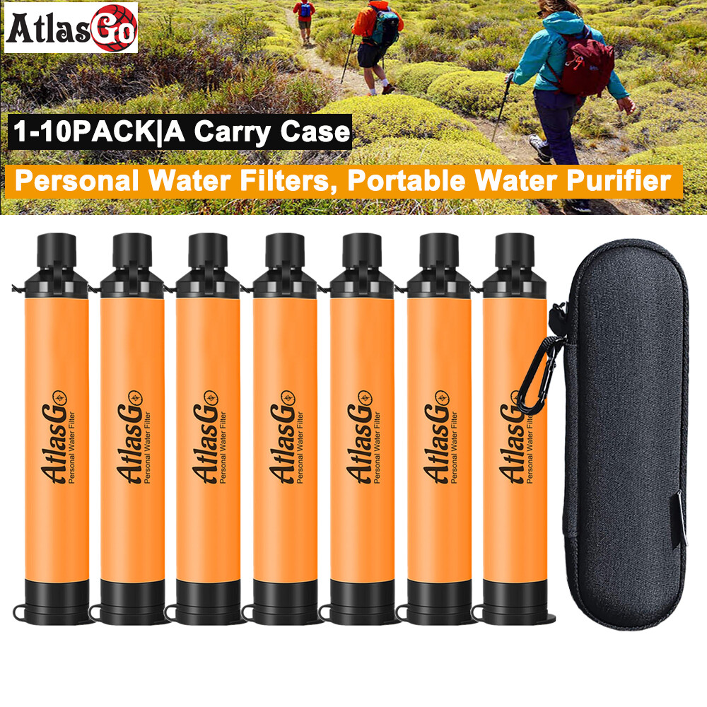 Portable Water Filter Straw Personal Water Filtration System F Emergency Outdoor