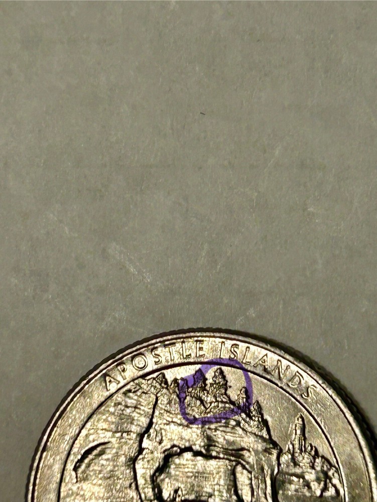 2018 P Apostle Islands Quarter Error?
