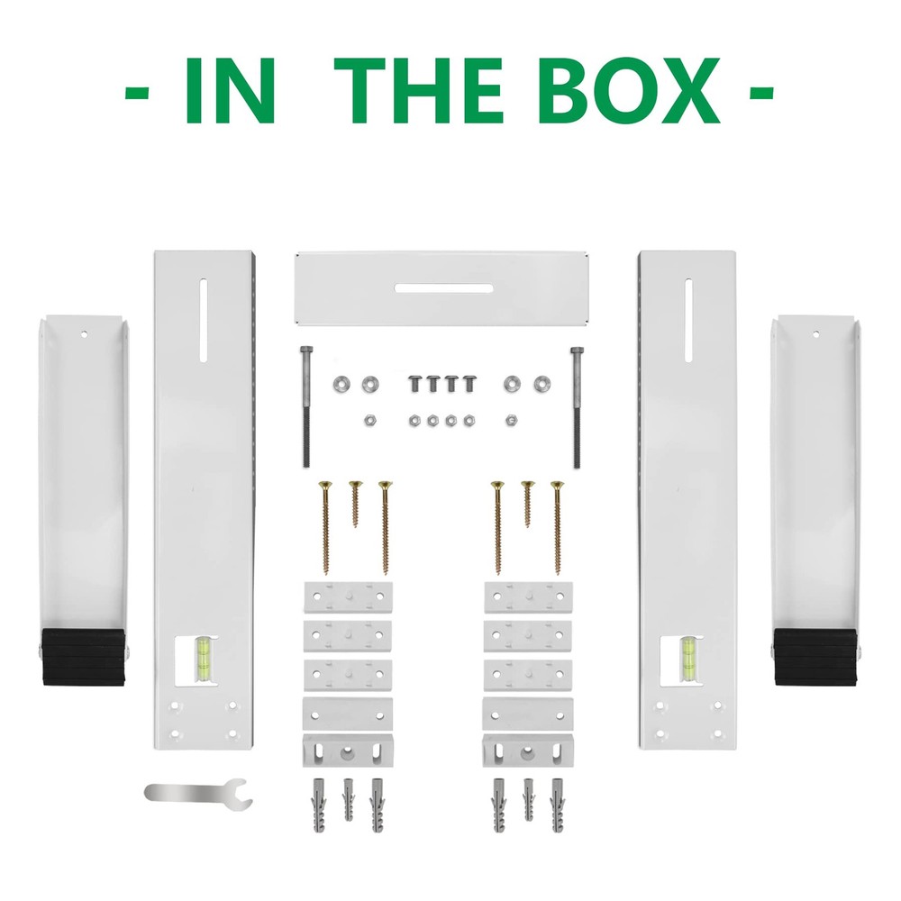 Window Air Conditioner Bracket, Heavy Duty Window AC Support Bracket with 2 A...