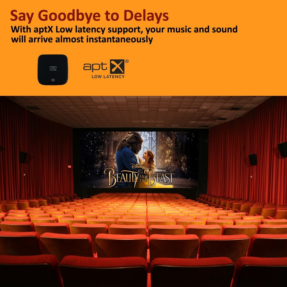 Bluetooth Transmitter Receiver 2 IN 1 Wireless Audio 3.5mm Jack Aux Adapter