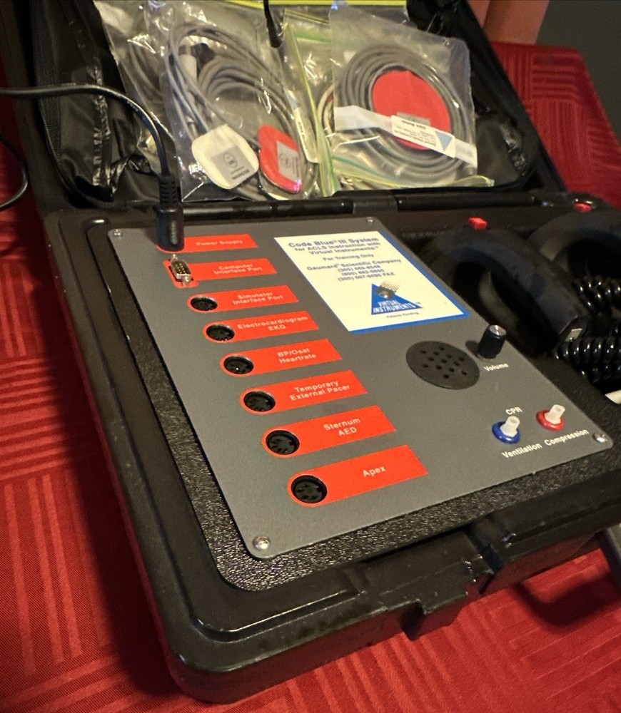 VIRTUAL INSTRUMENTS GAUMARD SCIENTIFIC CO. CODE BLUE 111 SYSTEM TRAIN SIMULATOR